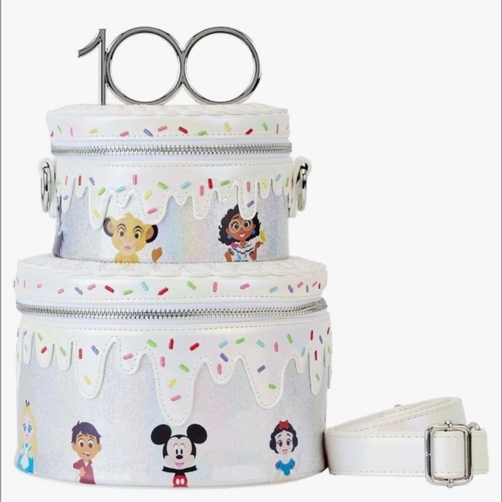 Disney 100th Anniversary Cake Loungefly crossbody